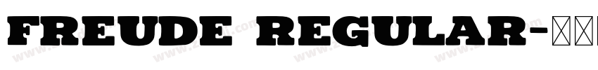 Freude Regular字体转换